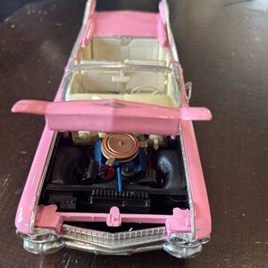 Pink Convertible Diecast Car
